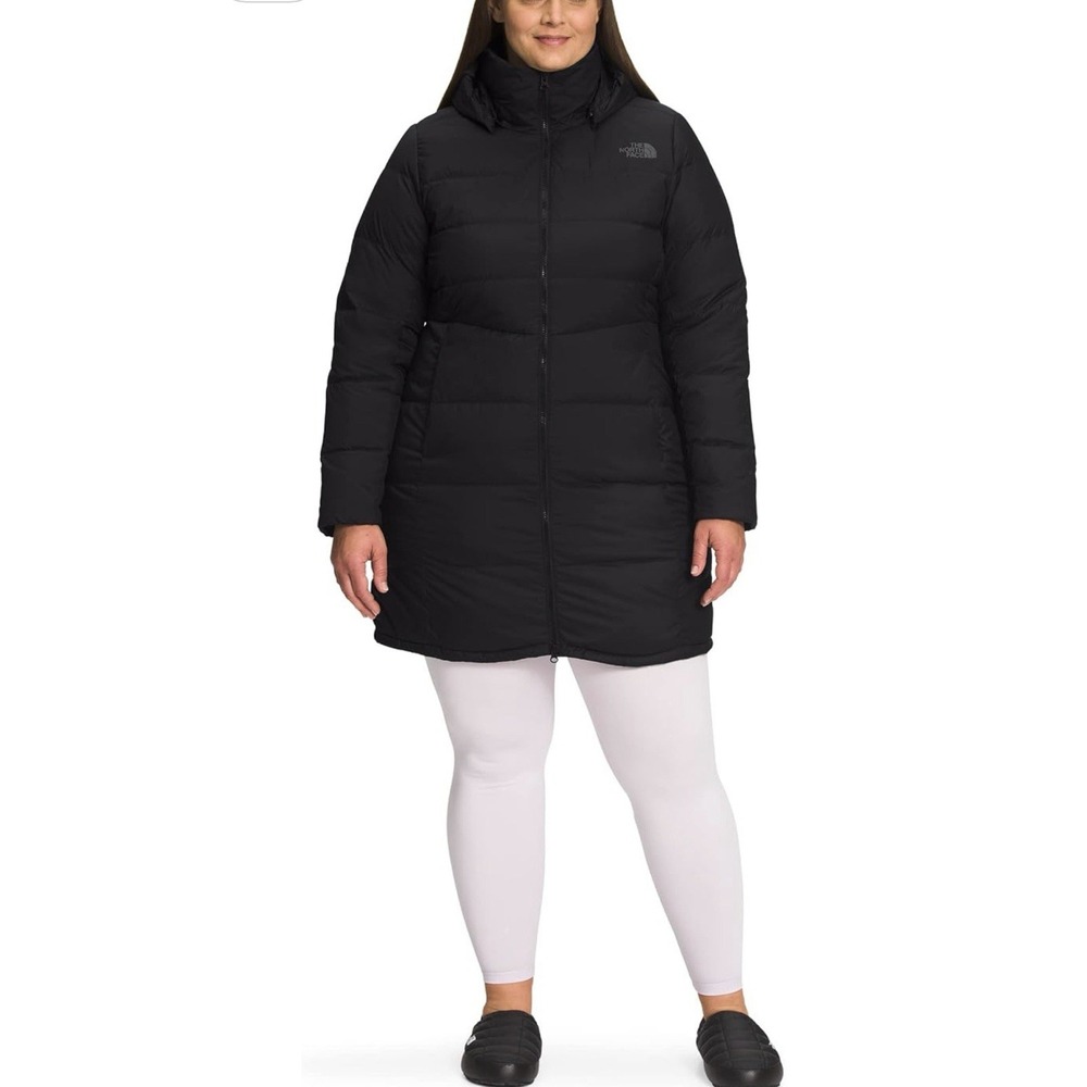 NEW THE NORTH FACE Metropolis Insulated Black Parka NF0A7WMMJK3 Women's 2xlarge